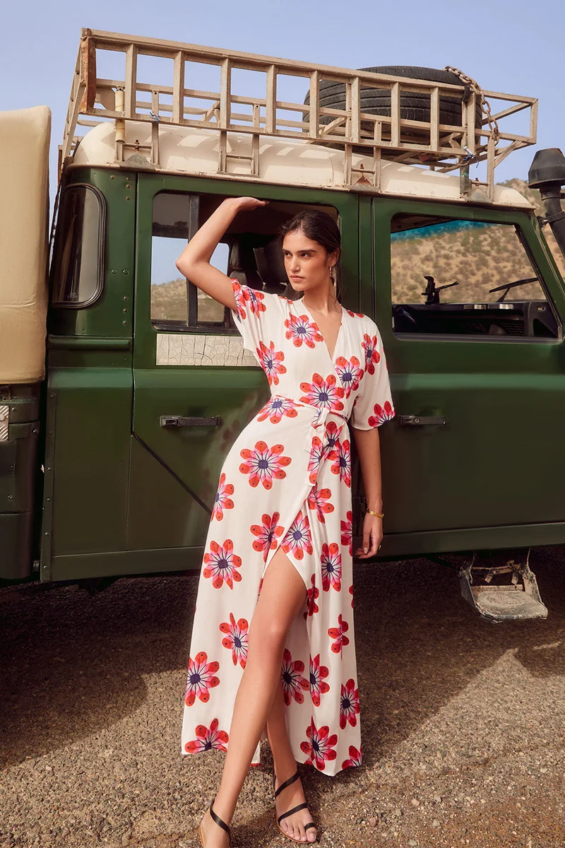 Robe Kimono imprimé Sicuani