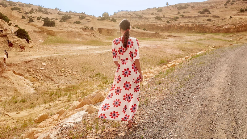 Robe Kimono imprimé Sicuani