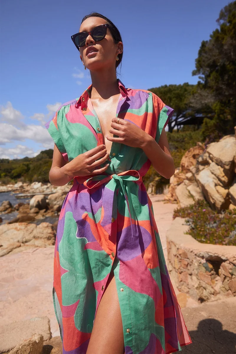 Robe Riviera en coton L'Envol