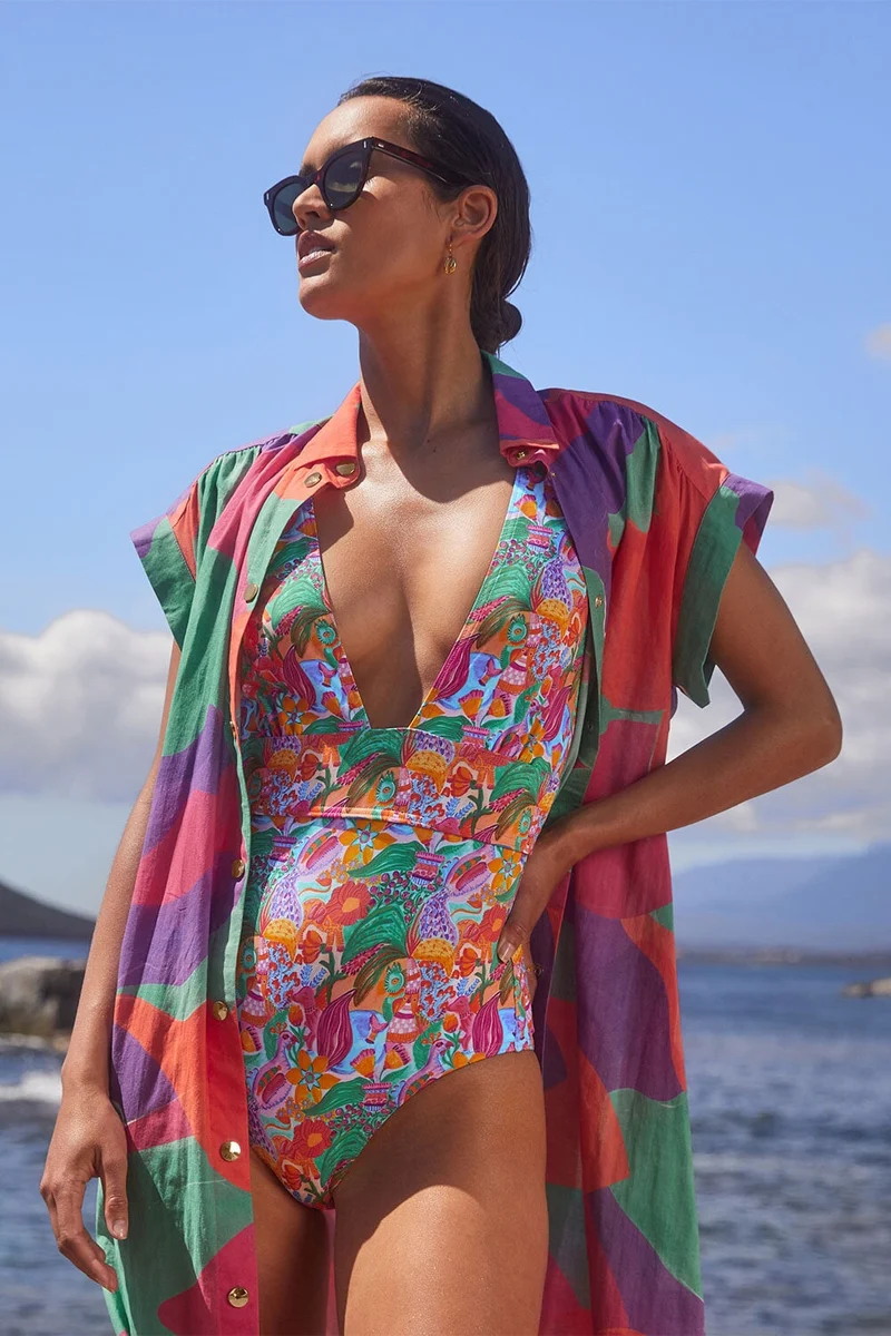 Robe Riviera en coton L'Envol