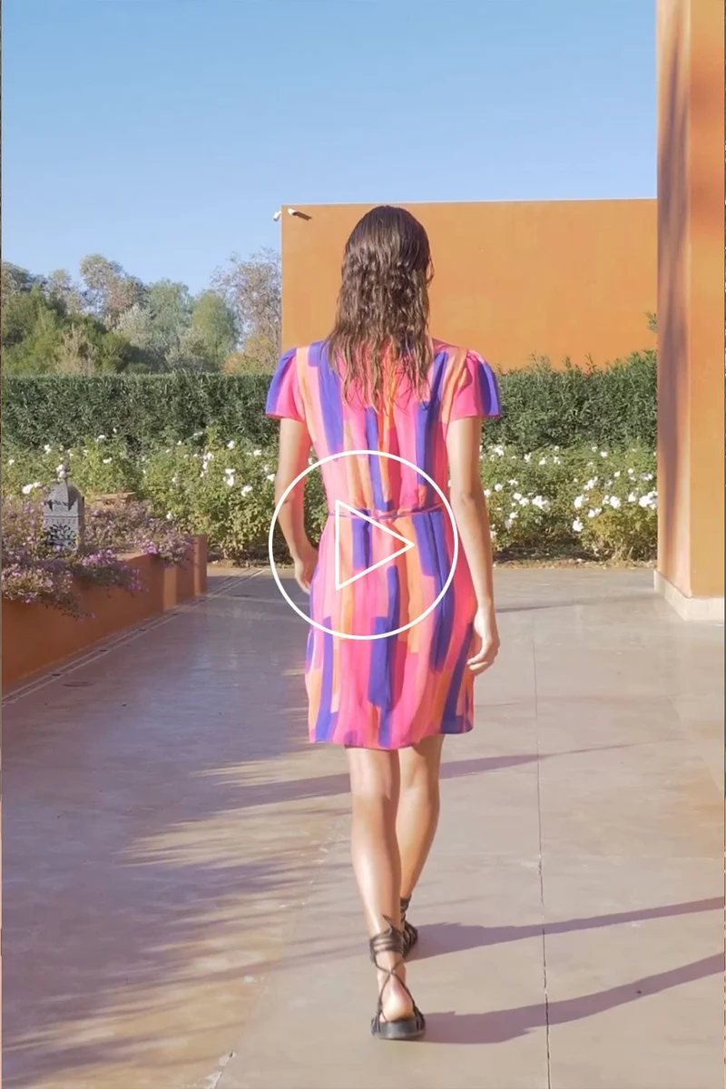 Robe Malicieuse en soie Horizon