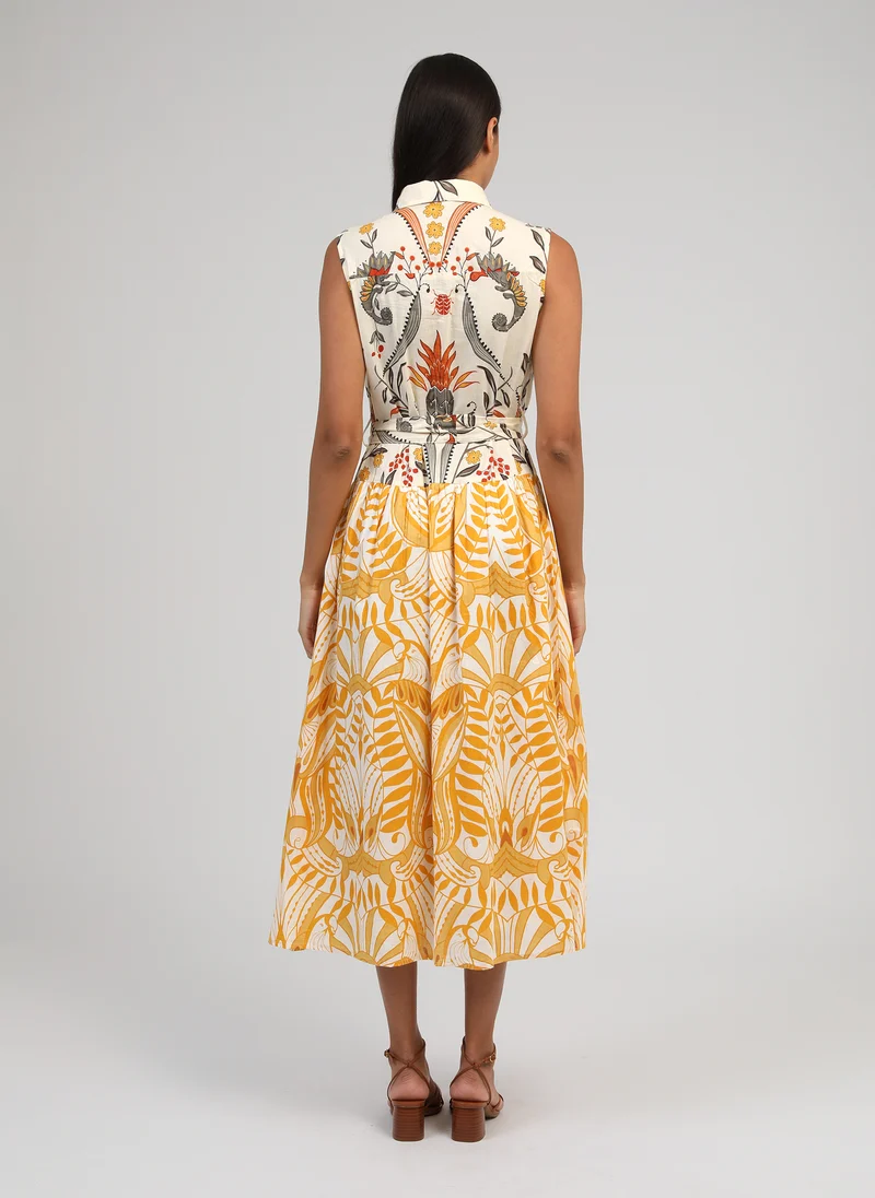 ROBE LONGUE OPRIZIA camilla ecru