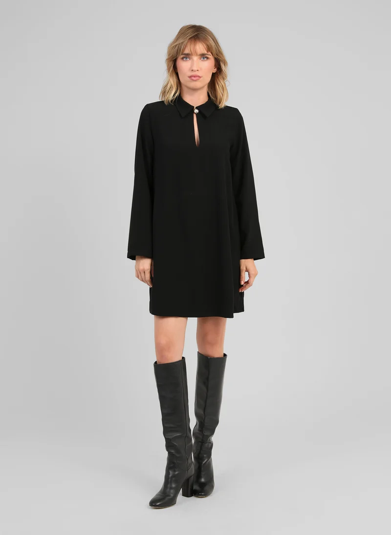 ROBE COURTE MALOPA noir