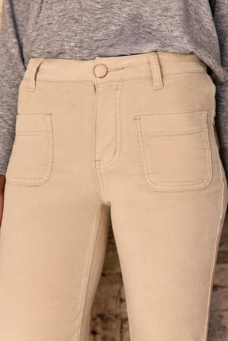 Sonny - Pantalon flare en velours