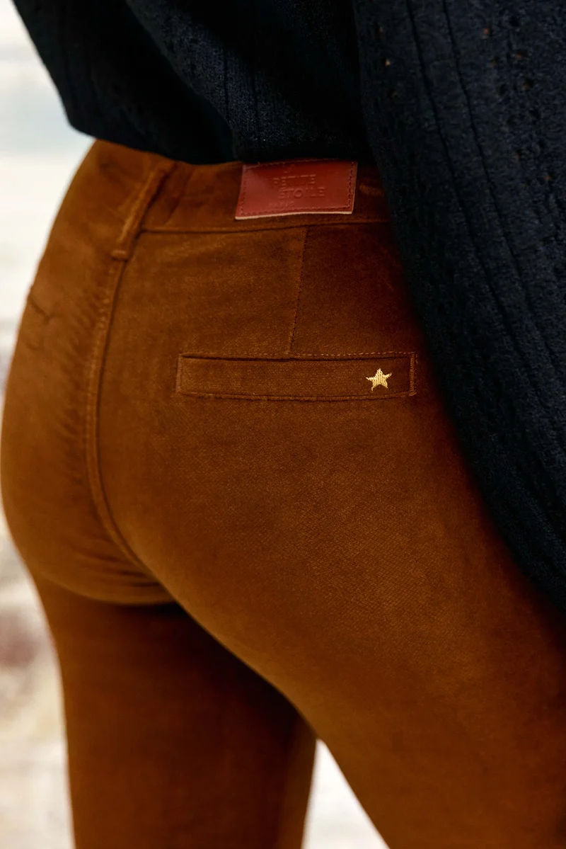 Sonny - Pantalon flare en velours