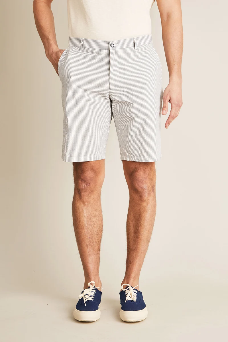 Bermuda seersucker gris