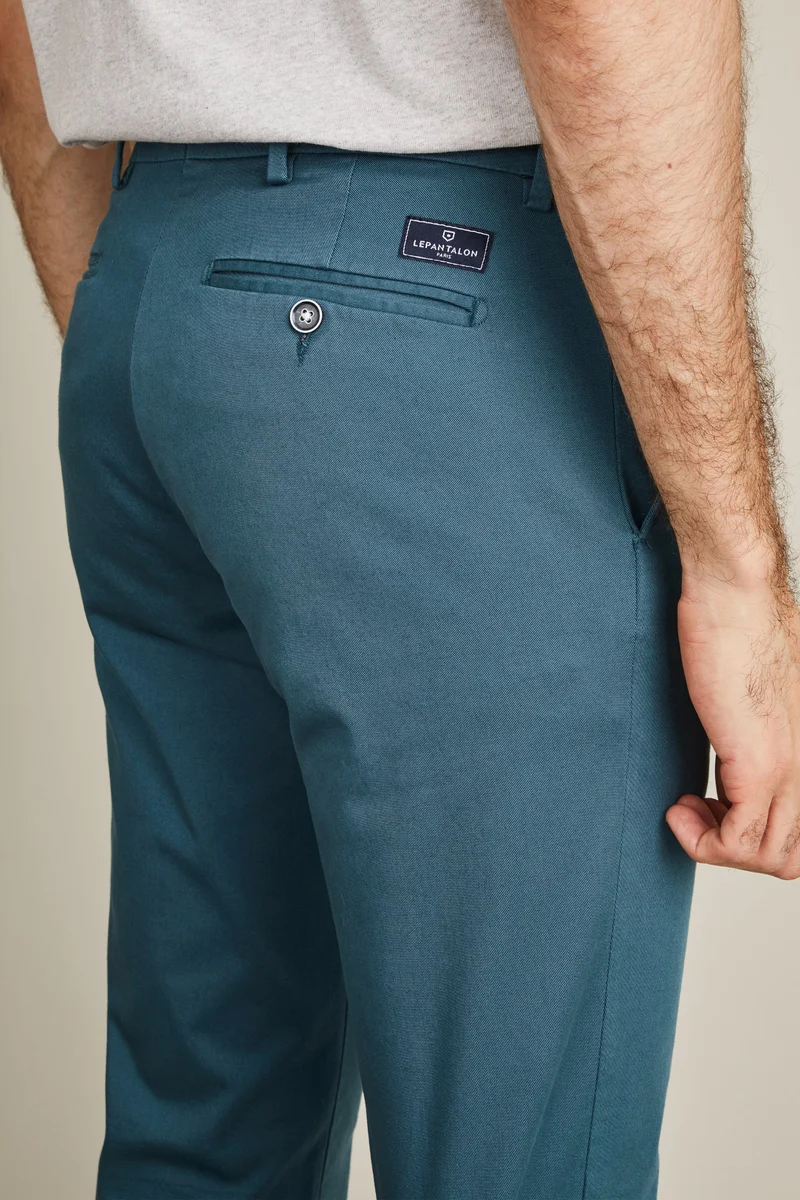 Chino bleu canard