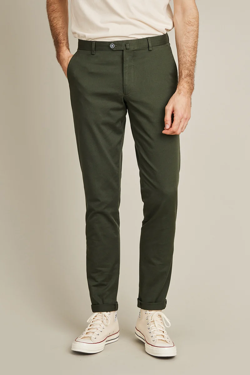 Chino vert sapin
