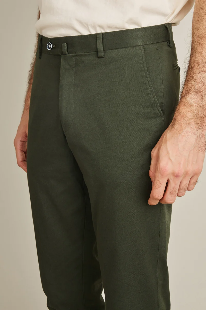 Chino vert sapin