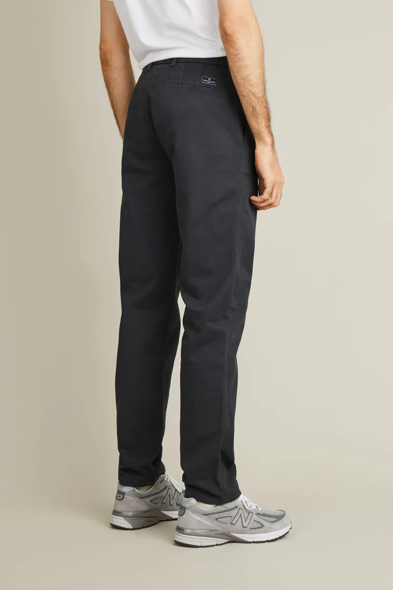 Chino droit gris anthracite