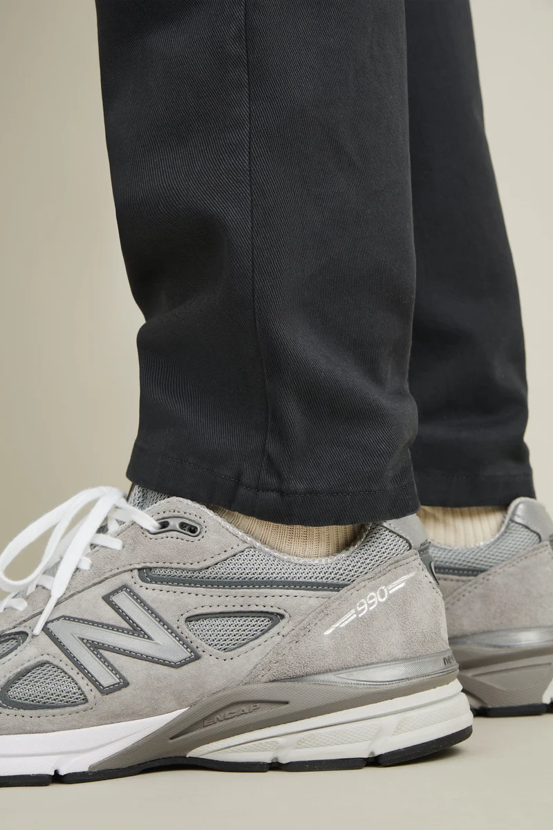 Chino droit gris anthracite