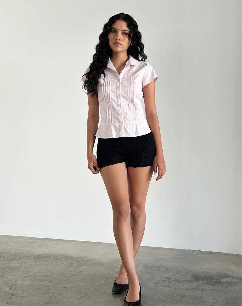 Chemisier Wilmot en popeline rose clair