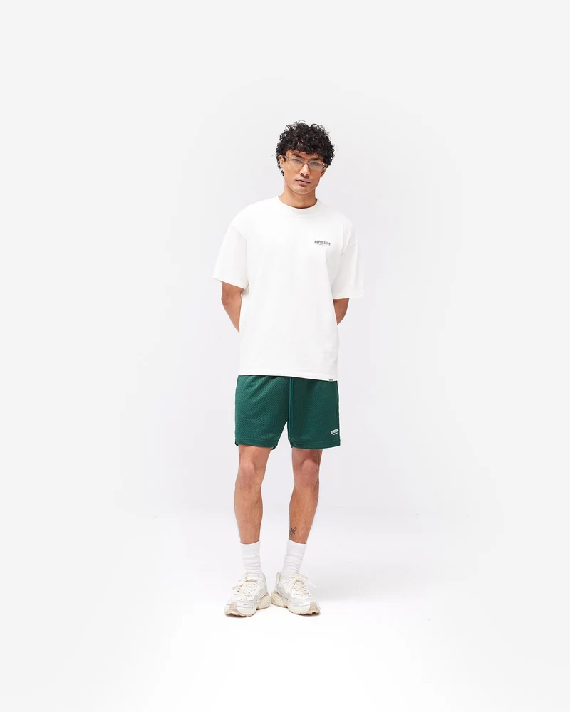 Represent Owners Club Mesh Shorts - Racing Green