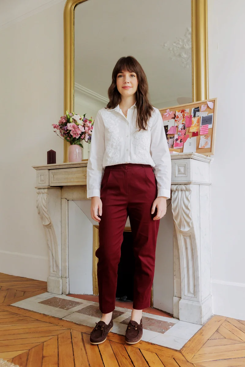 Chino Judy - bordeaux