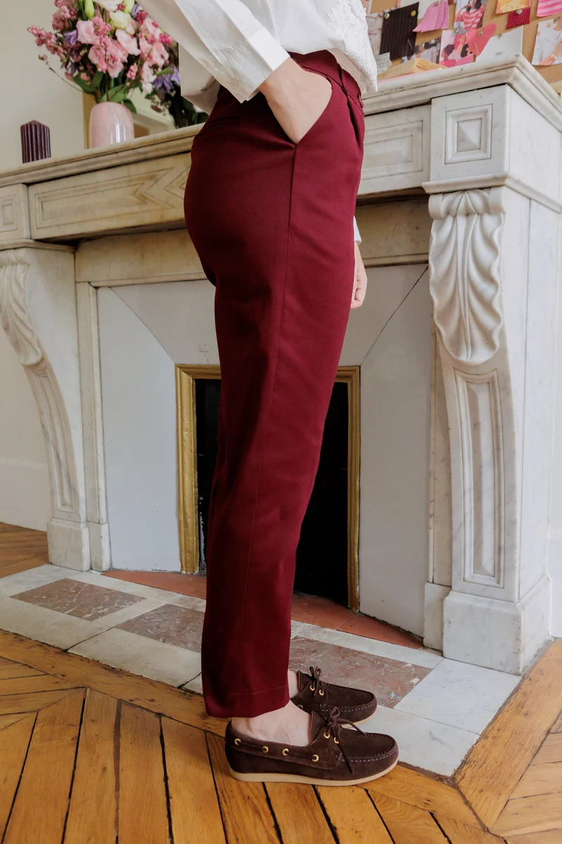 Chino Judy - bordeaux