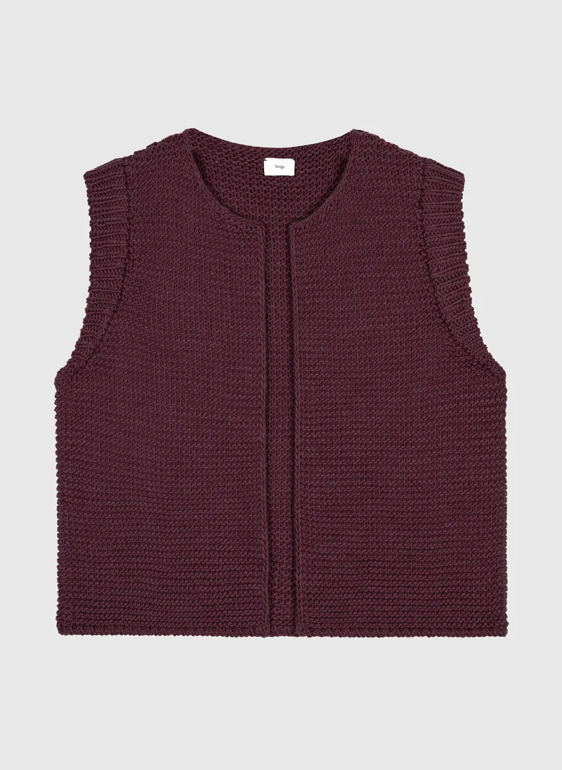 GILET LEGRINGO bordeaux
