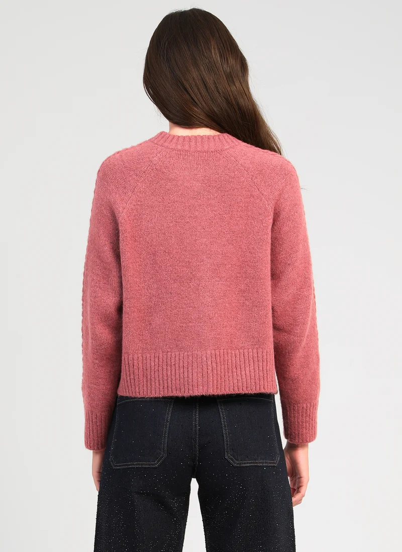 GILET LESSY bois de rose