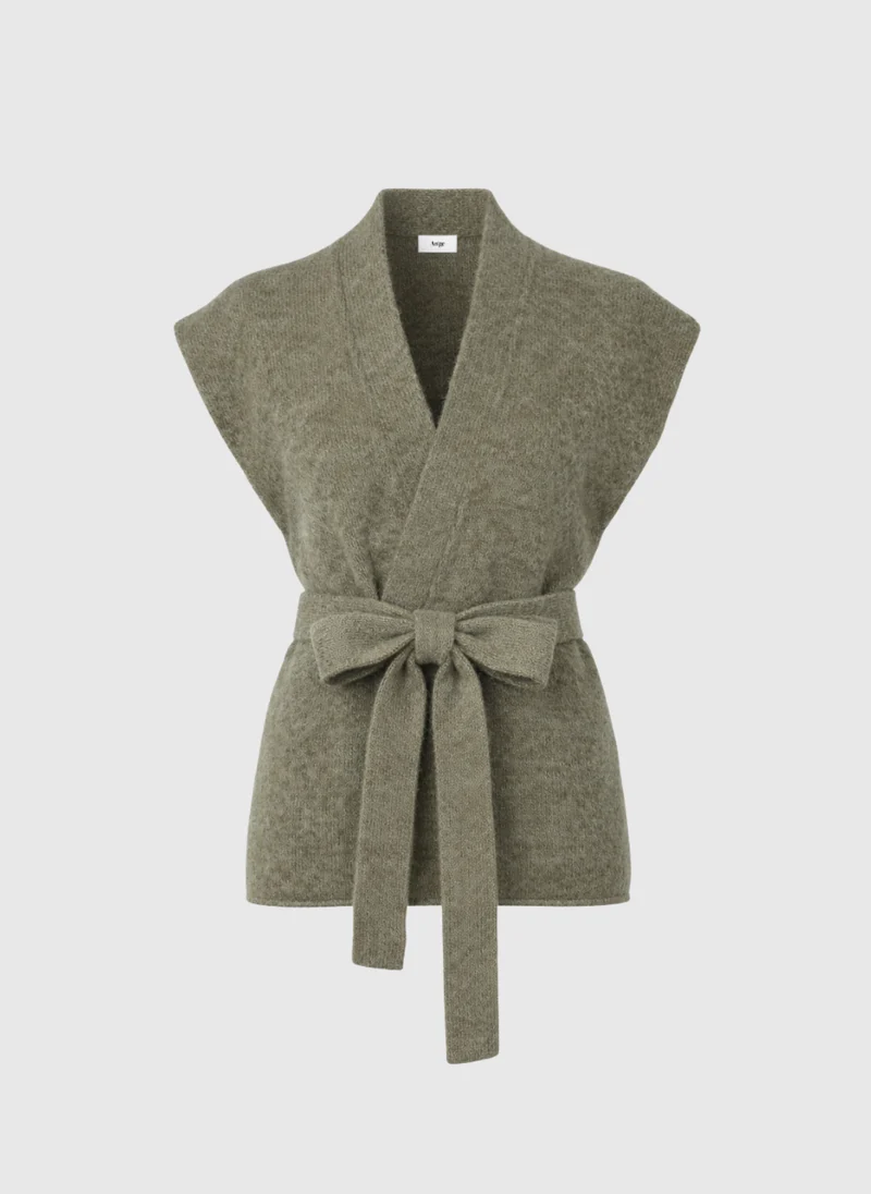 GILET LOUNINI tilleul