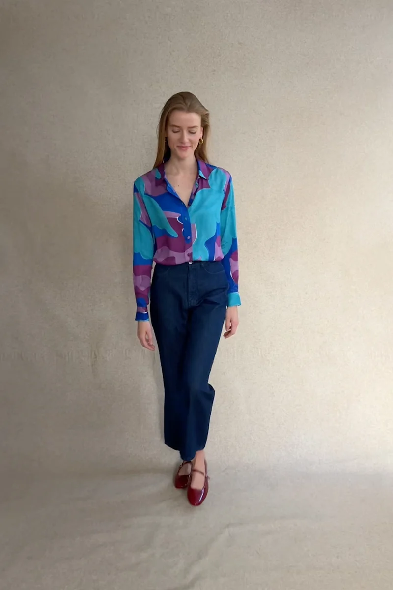 Chemisier L'Envol Indigo