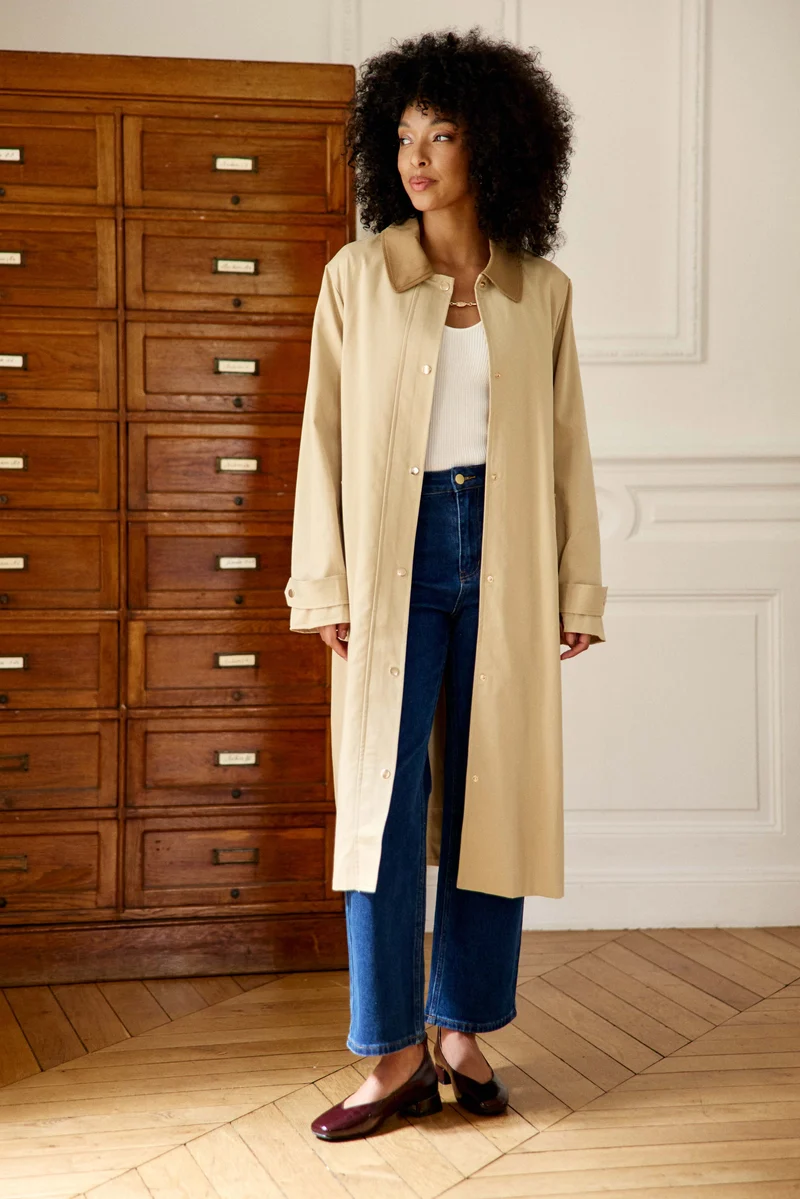 Nevino - Trench balmacaan midi