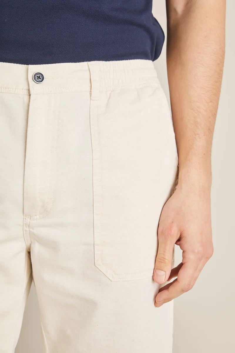 Fatigue short écru