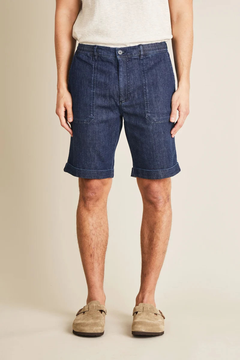 Fatigue short bleu stone