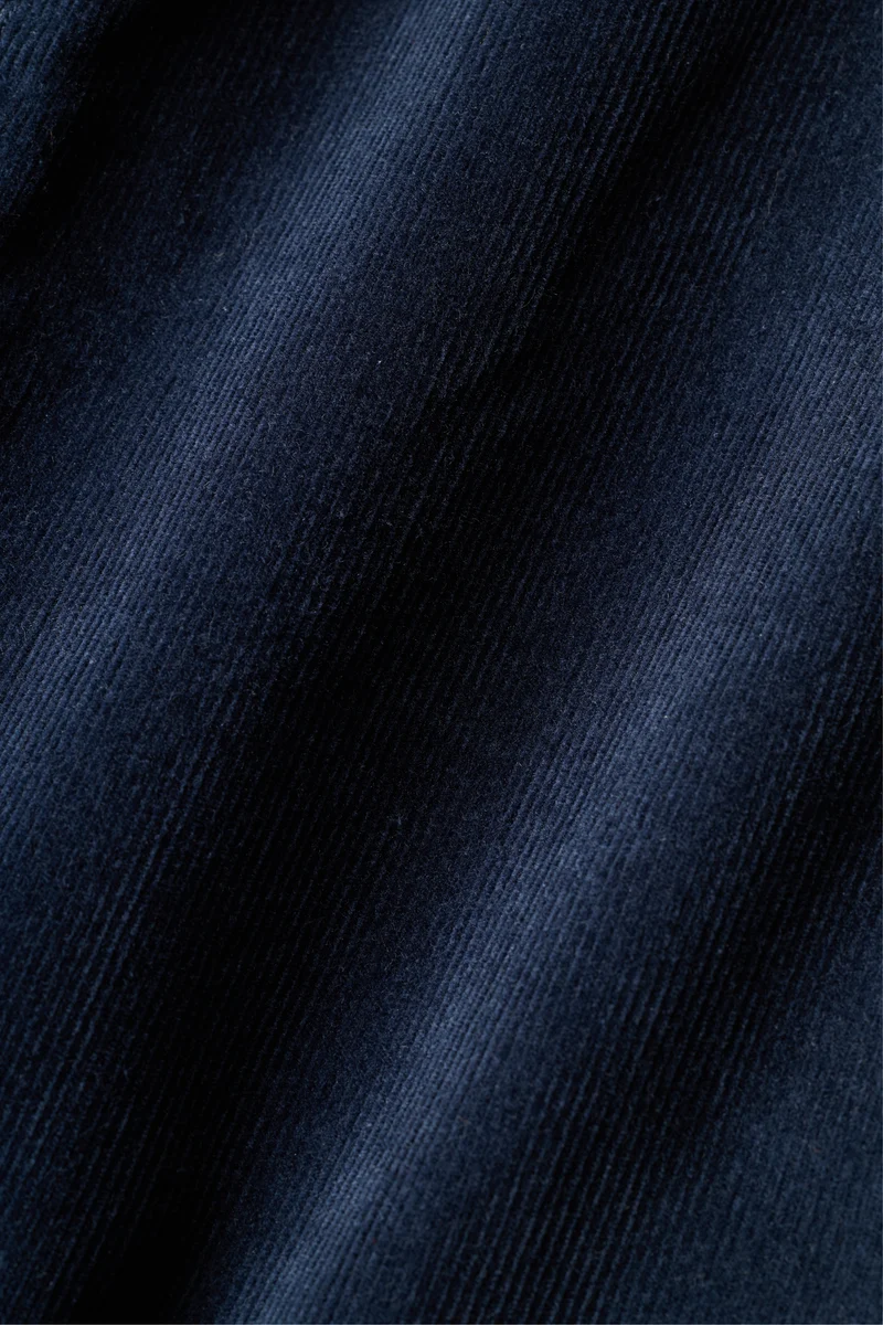 Chino velours bleu marine