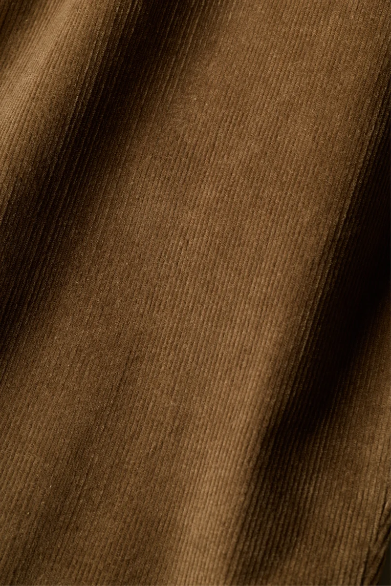 Chino velours tabac
