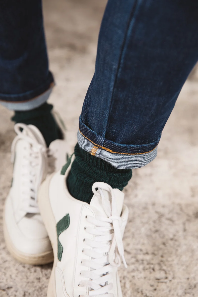 Jean slim vintage bleu