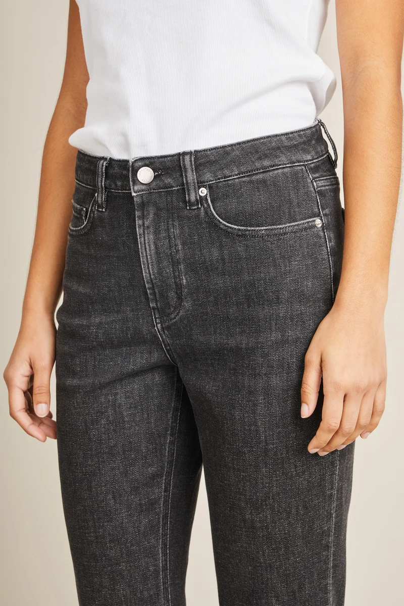 Jean girlfriend gris