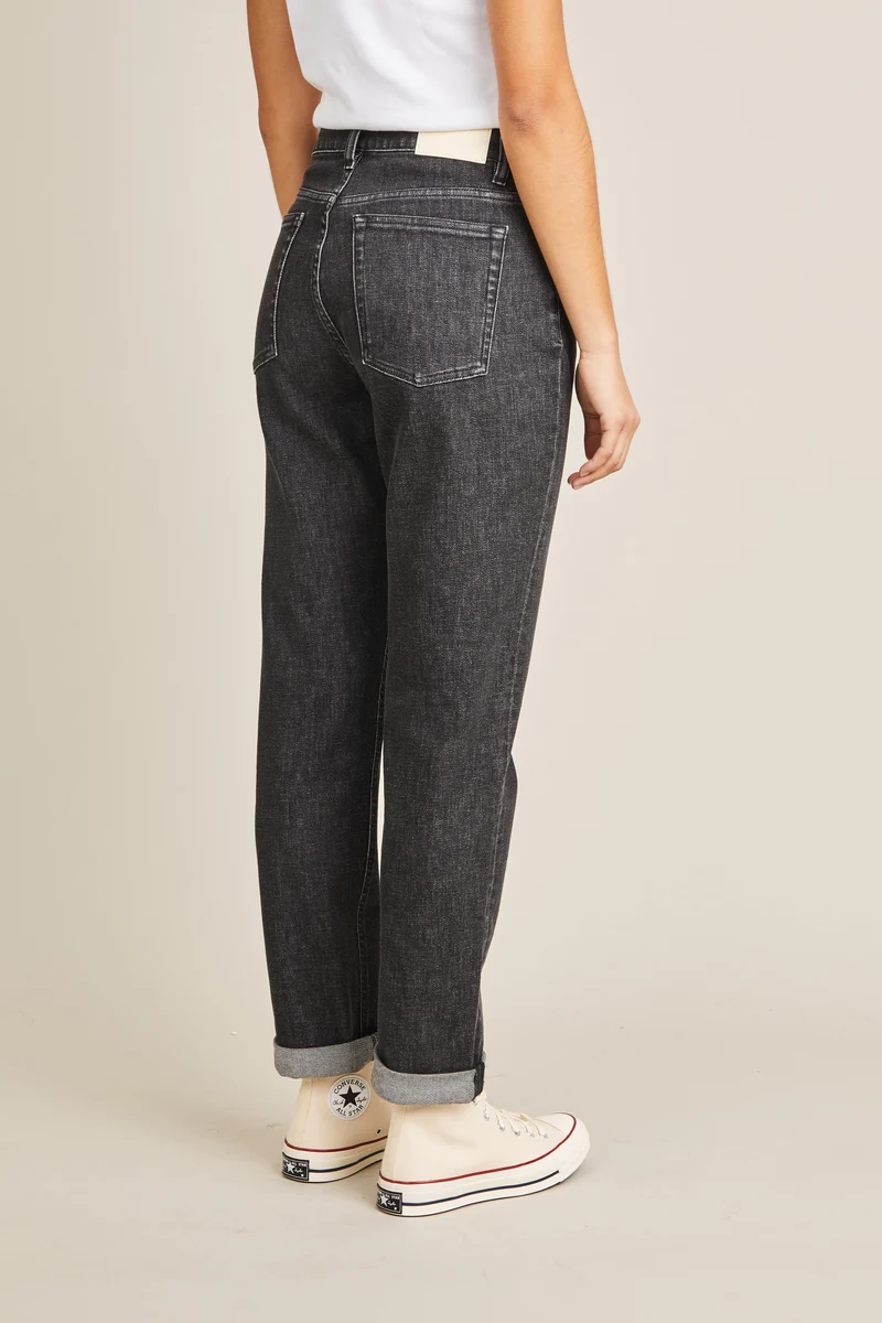 Jean girlfriend gris