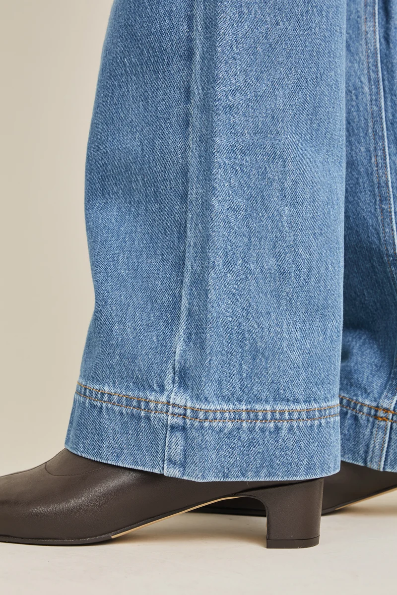 Jean bootcut bleu