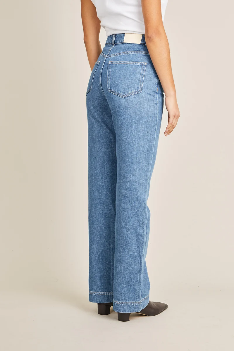 Jean bootcut bleu