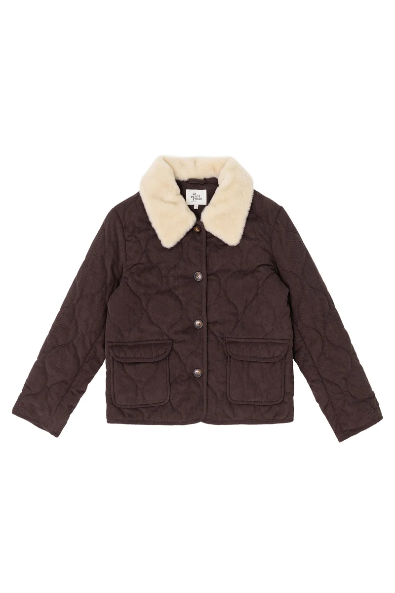 Nattia - Manteau en velours