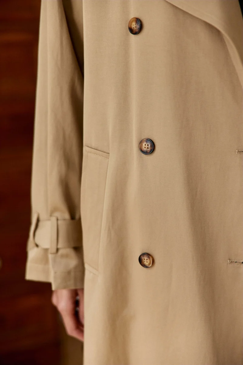 Faragi - Trench-coat midi
