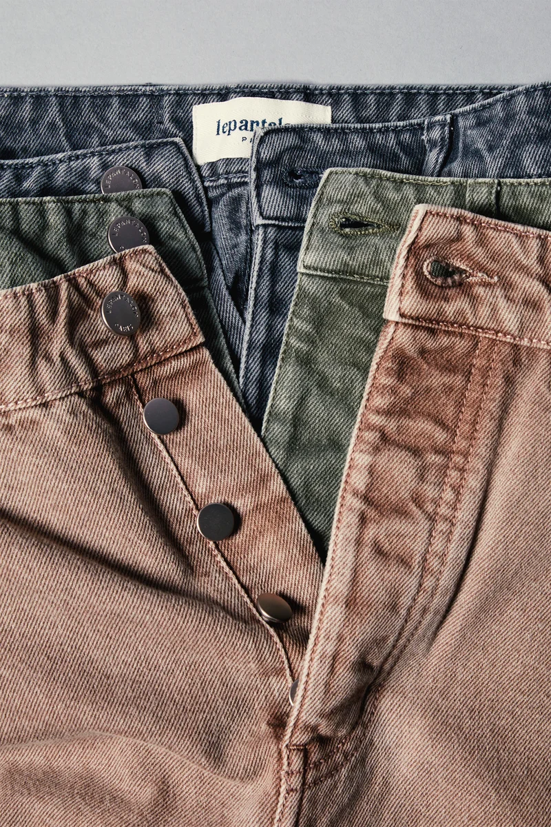 Jean regular vert