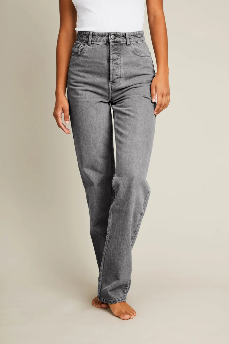 Jean regular gris