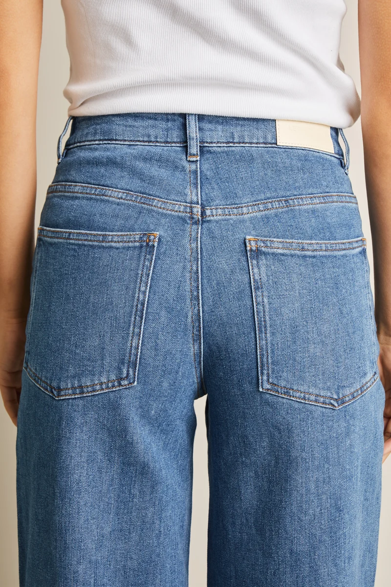 Jean balloon middle blue