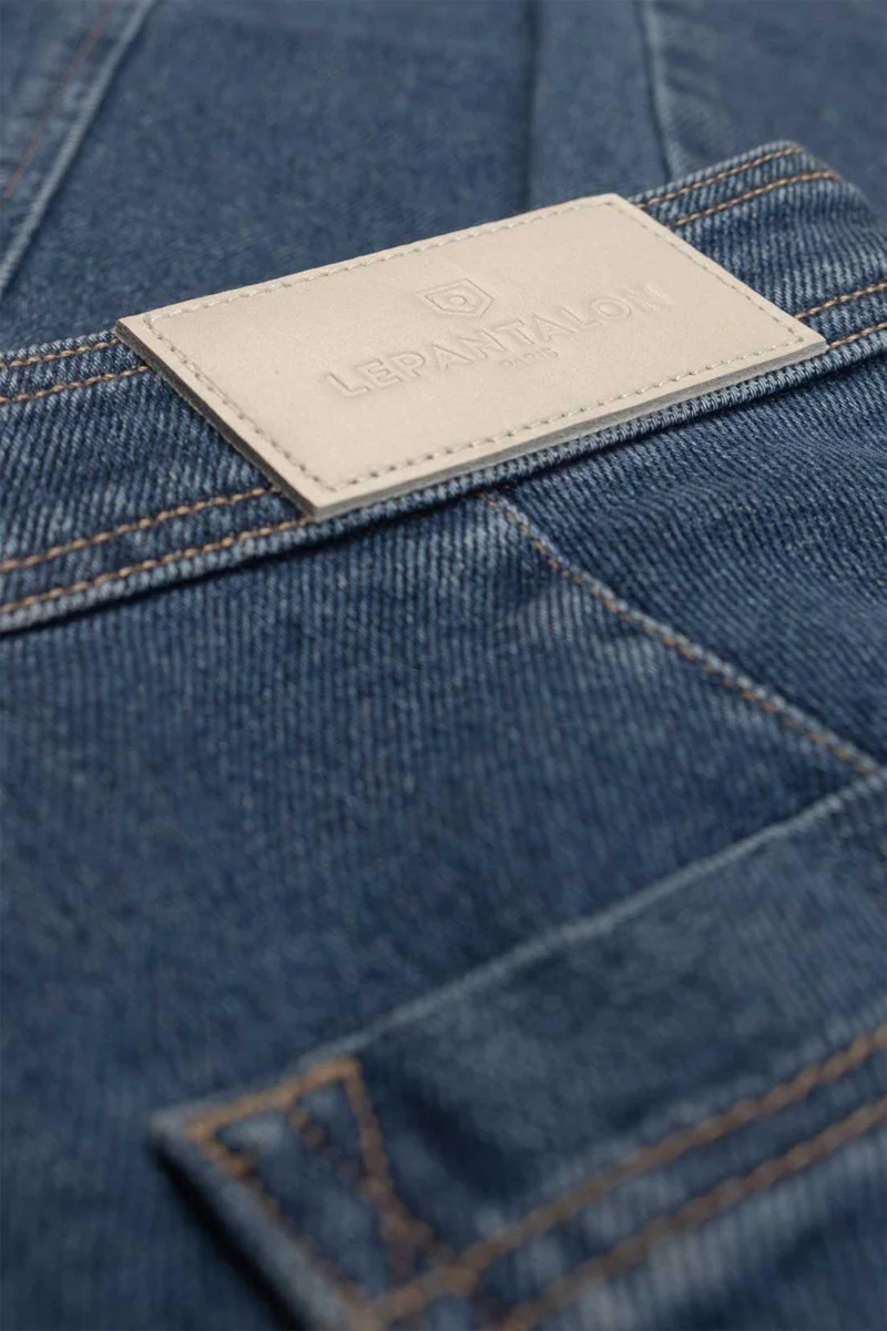 Jean carotte bleu