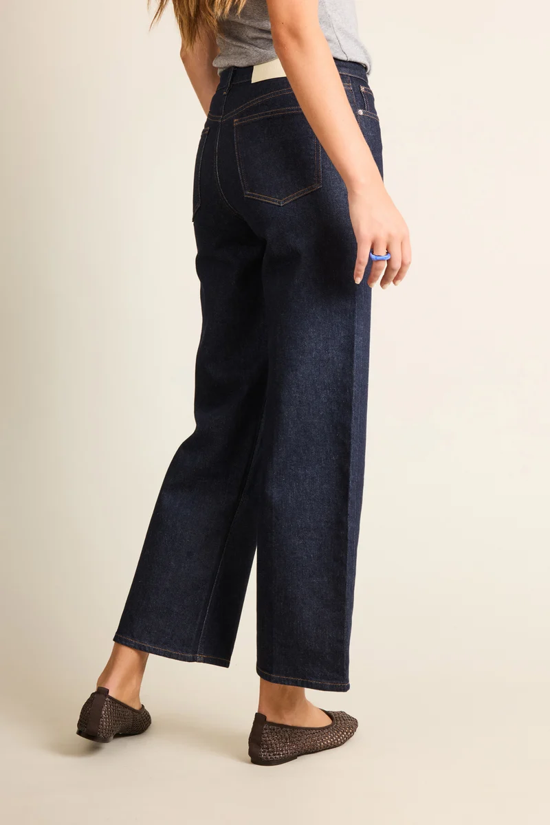 Jean flare bleu