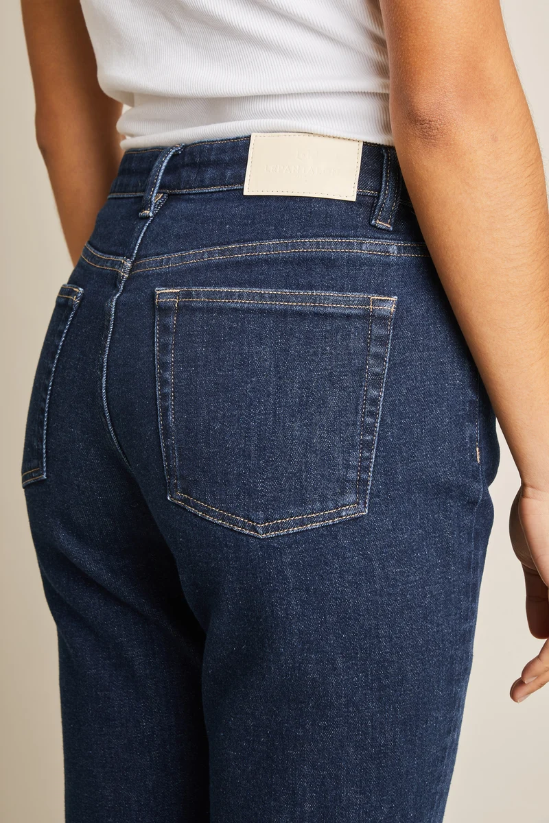 Jean girlfriend bleu
