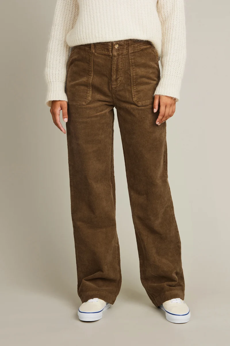 Pantalon carpenter velours brun
