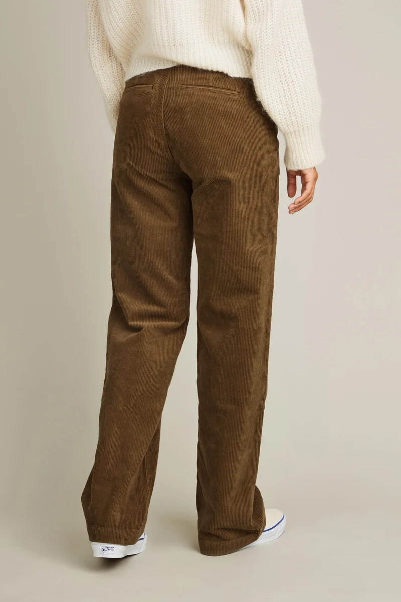 Pantalon carpenter velours brun