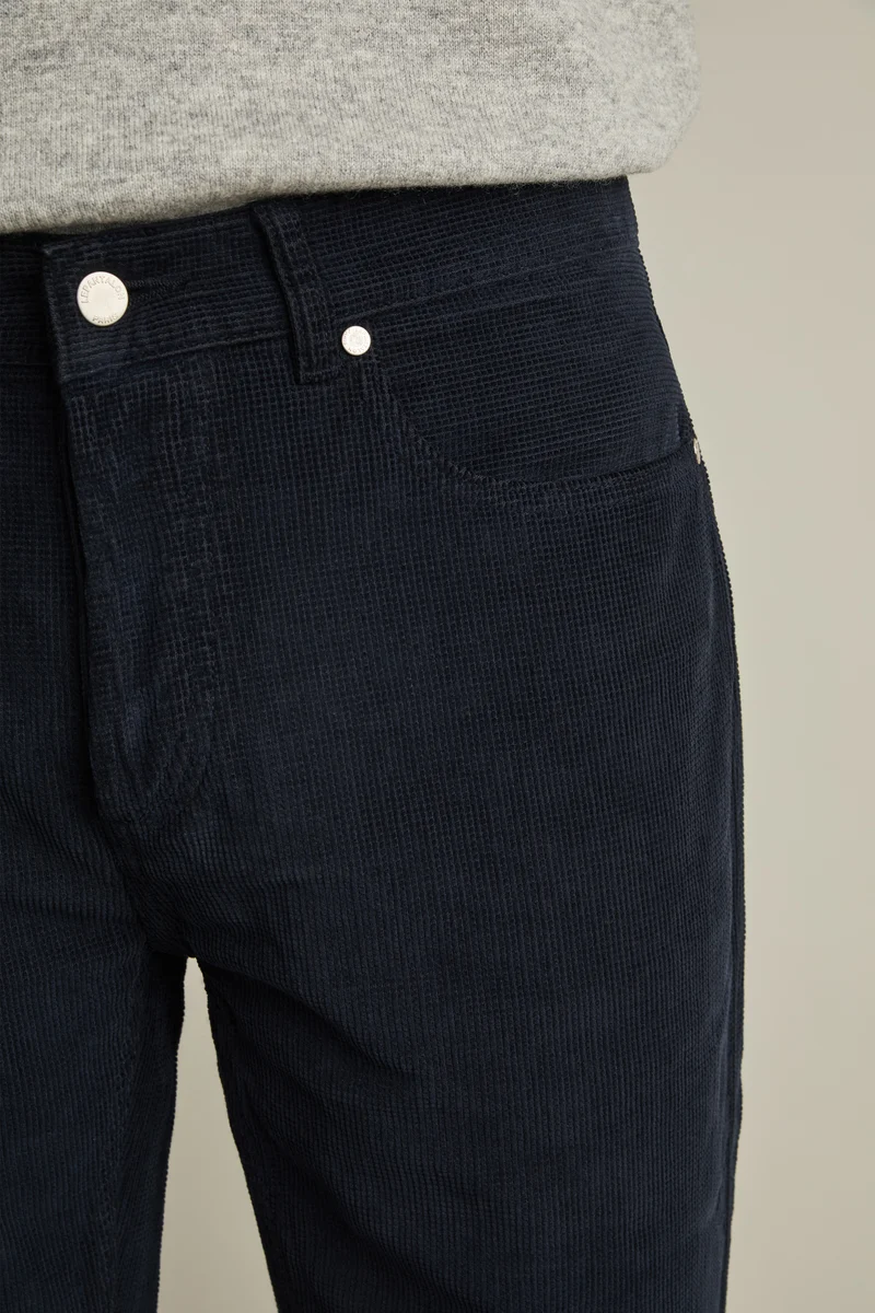 5 Poches velours bleu marine