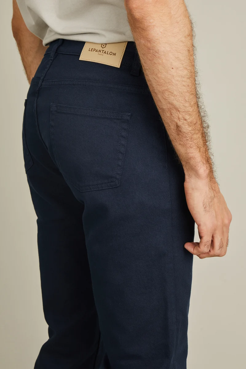 Jean coloré bleu marine