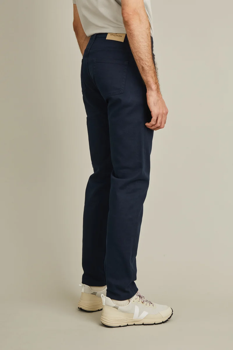 Jean coloré bleu marine