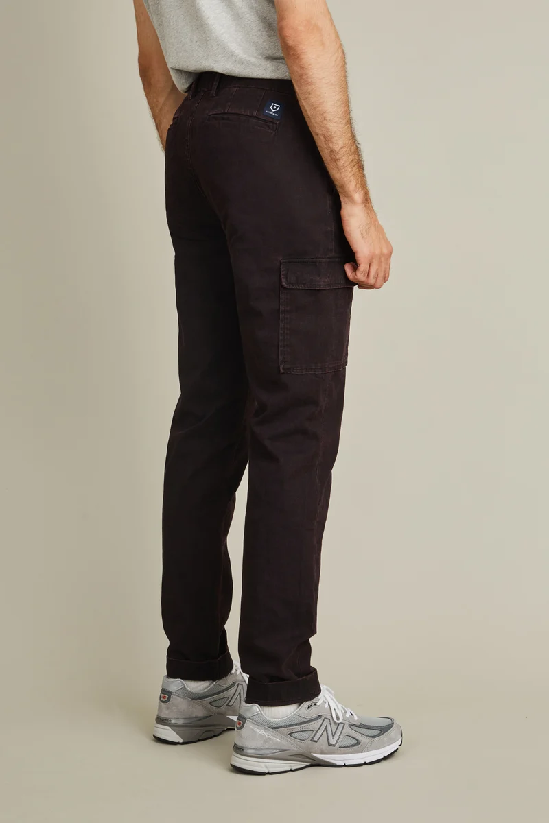 Pantalon cargo bordeaux