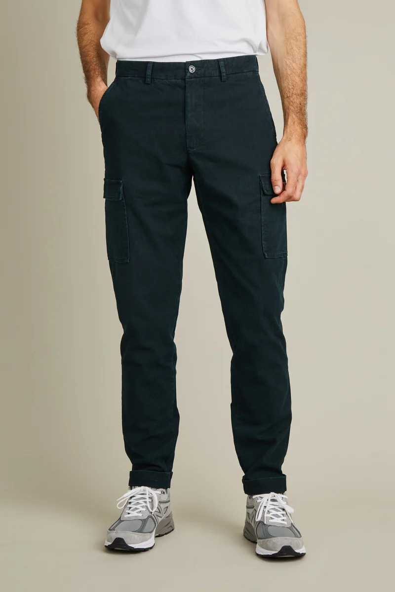 Pantalon cargo vert