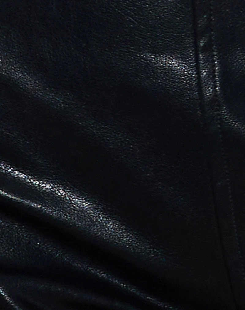 Pantalon Sanne Hot en PU noir