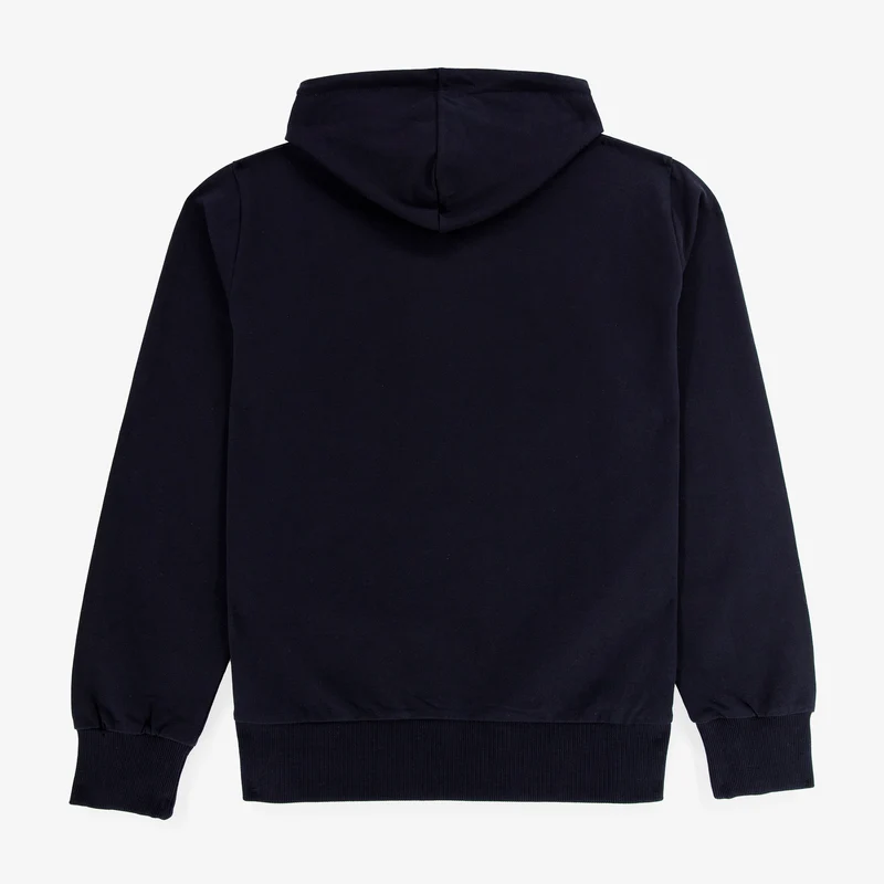 Sweat à capuche Singap en molleton gratté noir